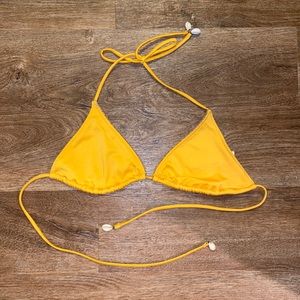 Yellow Zingara Bikini Top